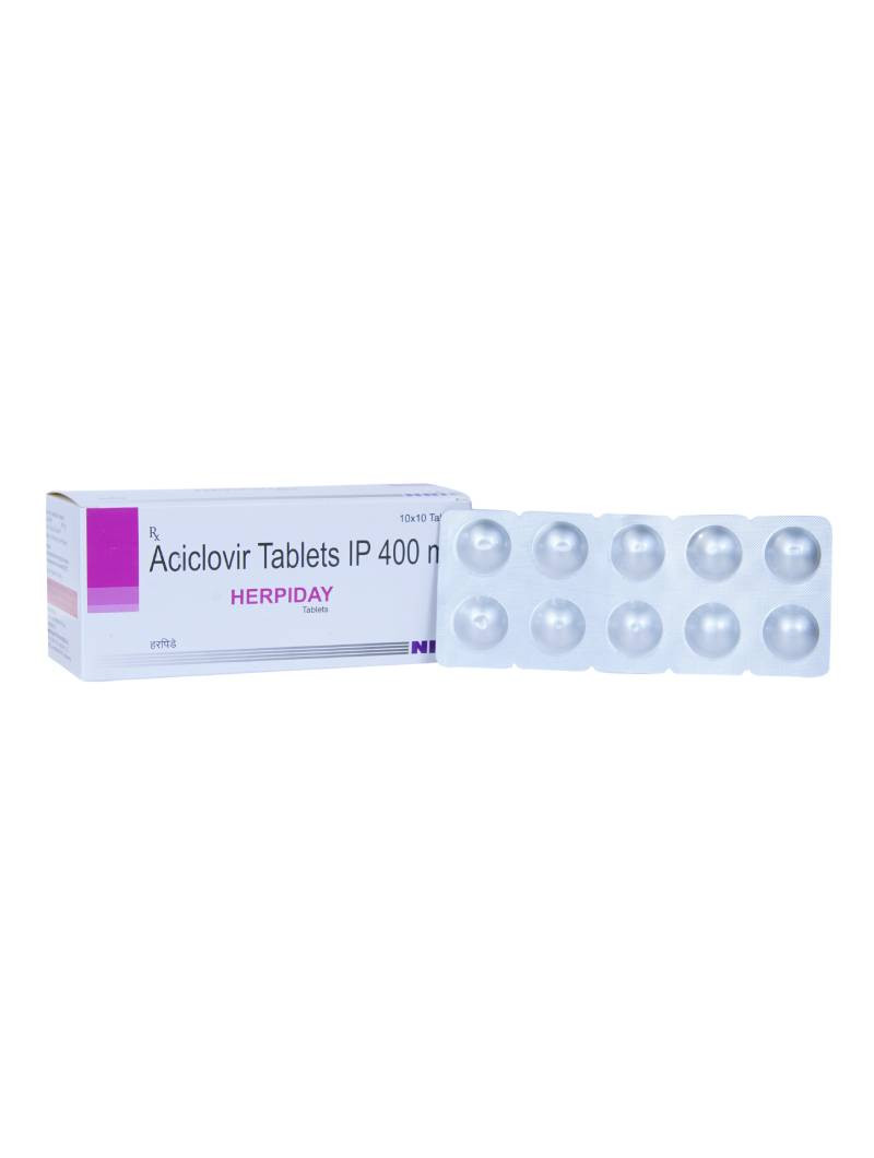 Herpiday 400mg Tablet