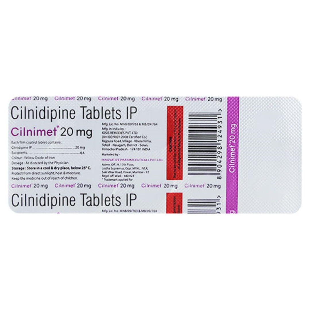 Cilnimet 20mg Tablet