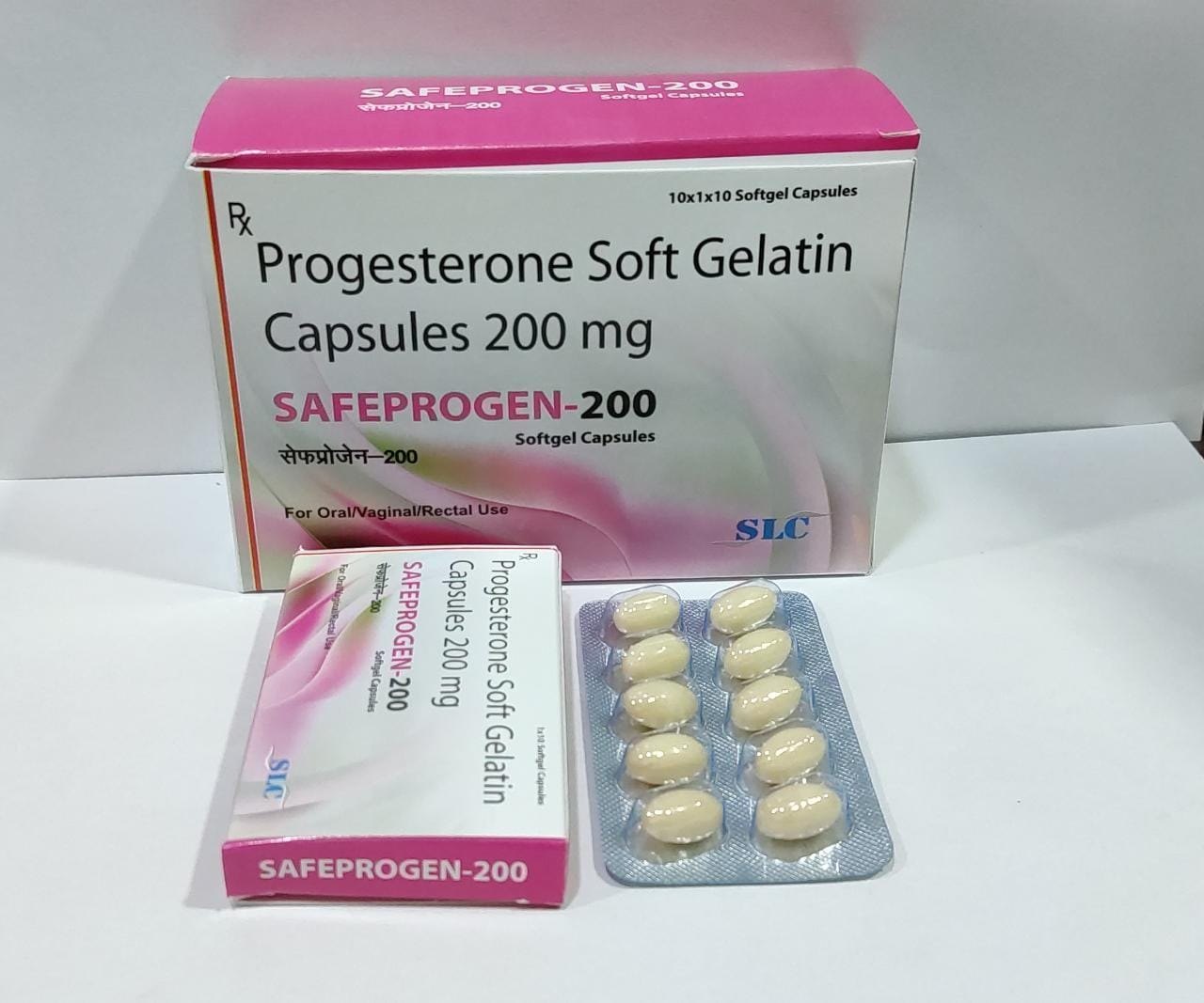 Safeprogen 200mg Soft Gelatin Capsule