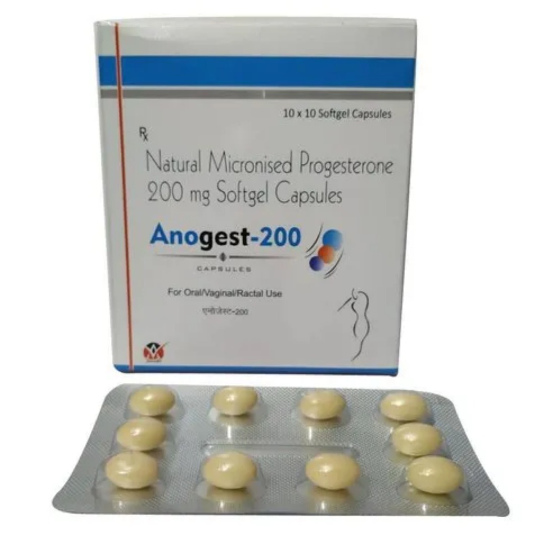 Anogest 200 Soft Gelatin Capsule