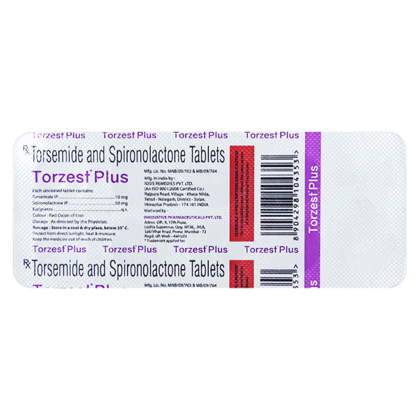 Torzest Plus 50mg/10mg Tablet