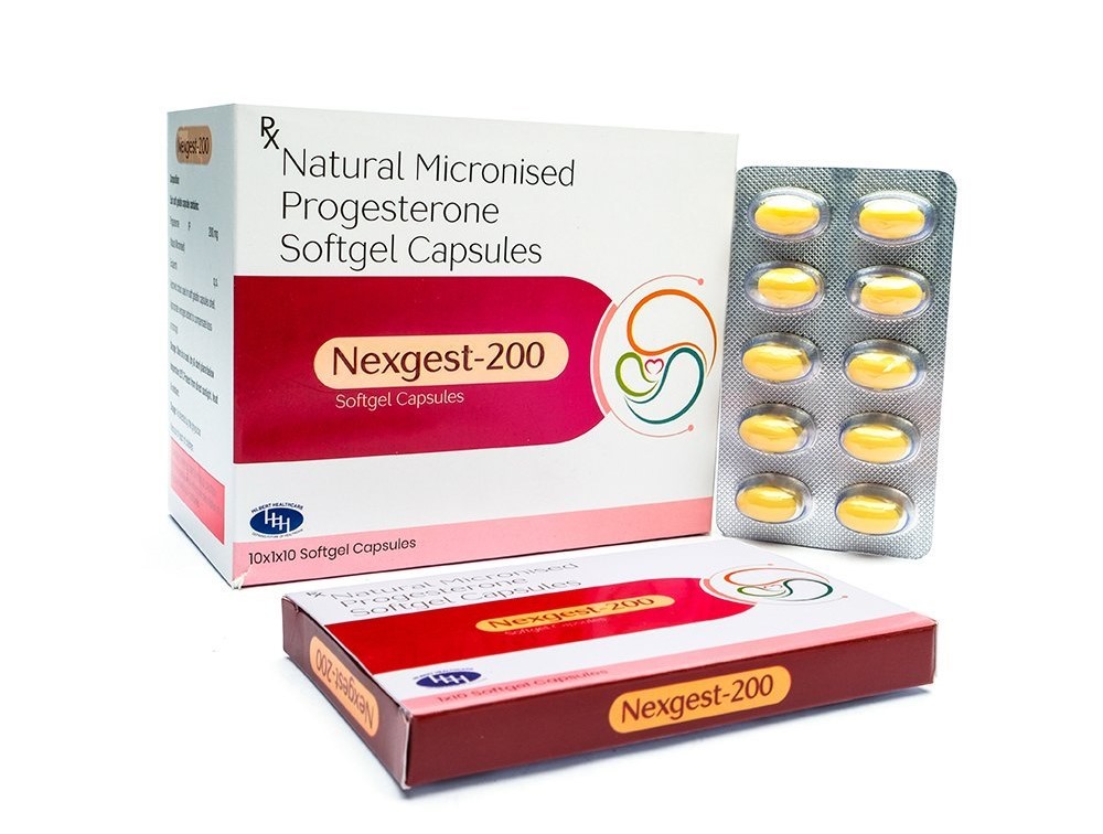 Nexgest 200 Soft Gelatin Capsule