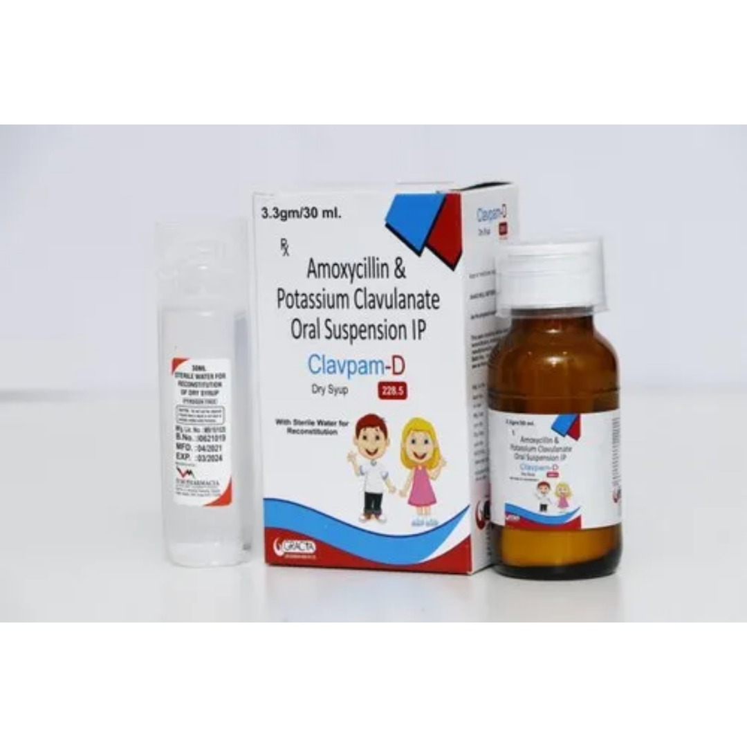 Clavpam D 228.5 Dry Syrup