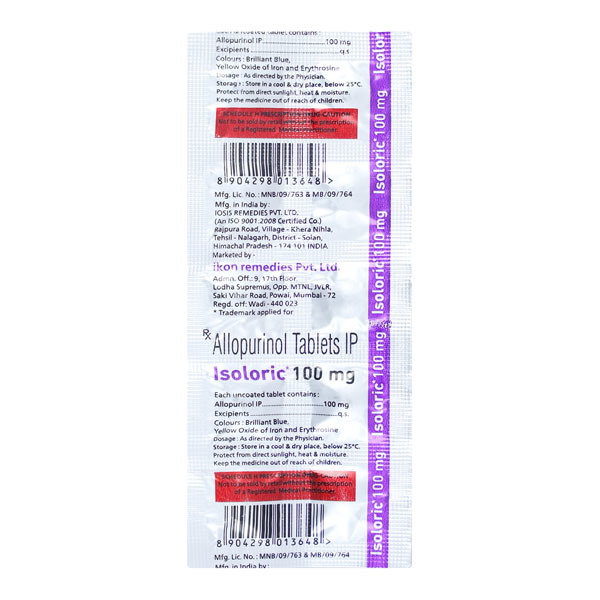 Isoloric 100mg Tablet