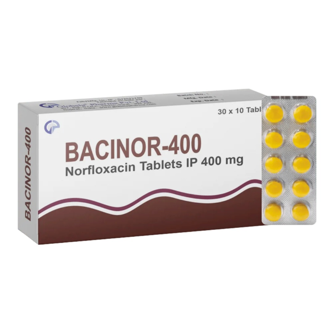 Bacinor 400mg Tablet