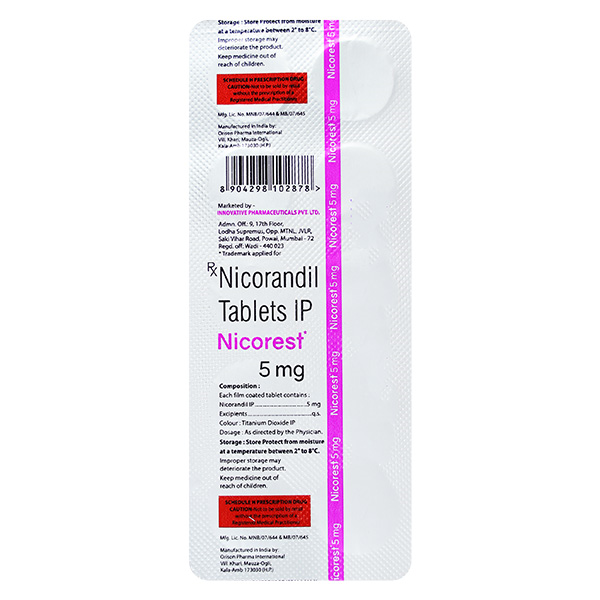 Nicorest 5mg Tablet