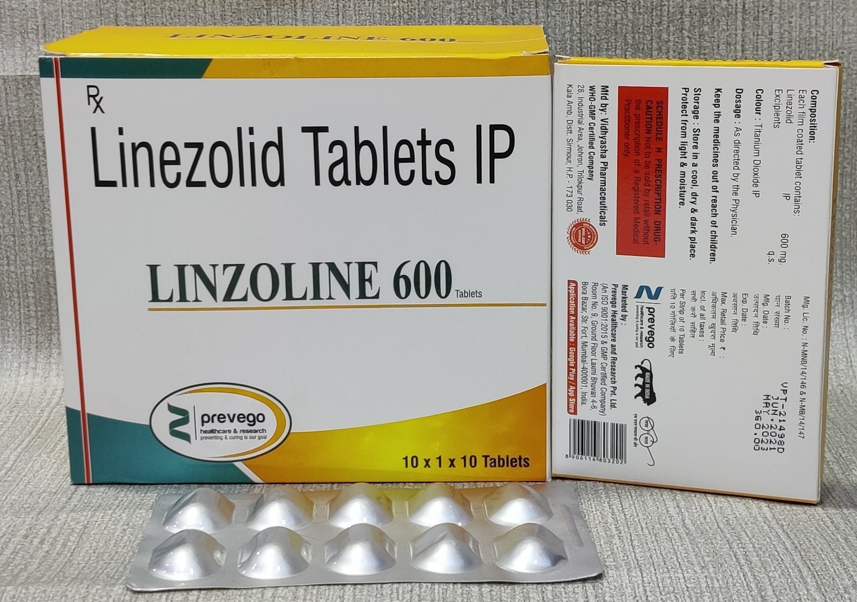 Linzoline 600mg Tablet