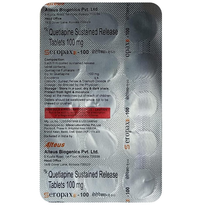 Seropax 100mg Tablet