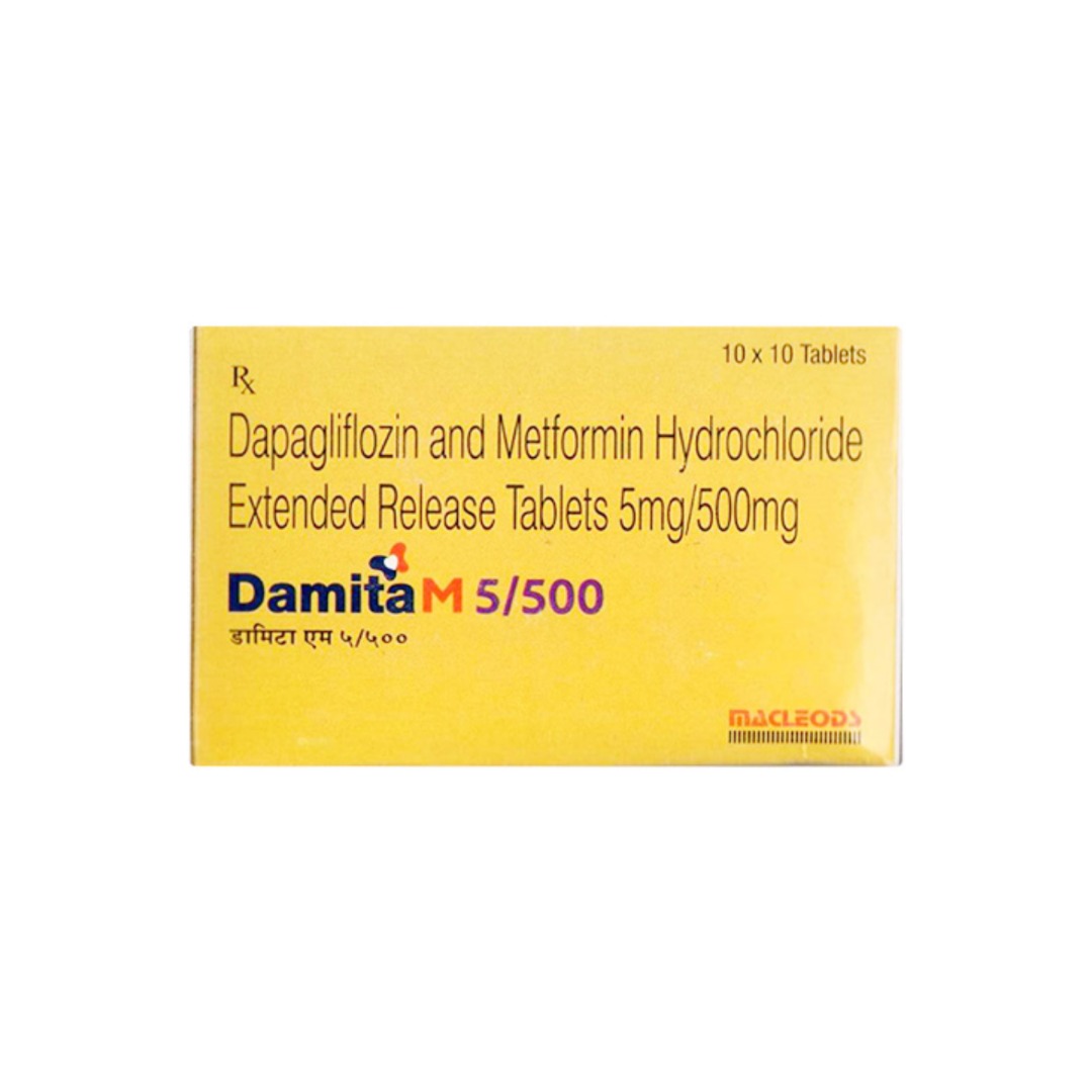 Damita M 5mg/500mg Tablet ER