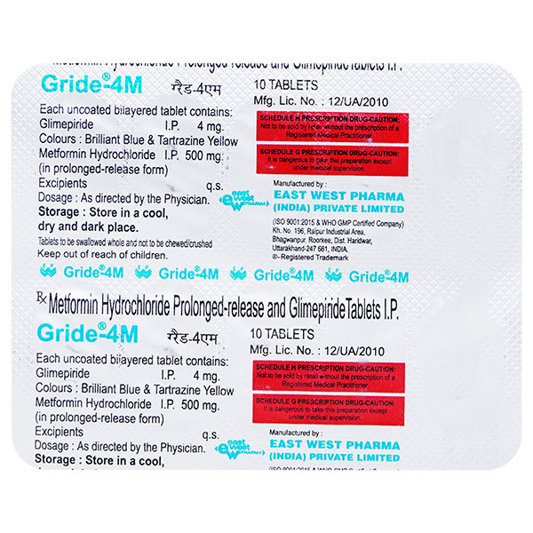 Gride 4mg Tablet