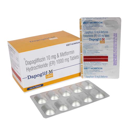 Dapoglif M 10mg/1000mg Tablet ER