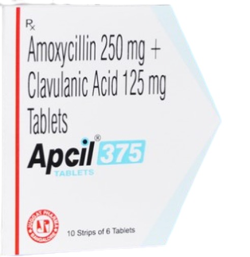 Apcil 250mg/125mg Tablet