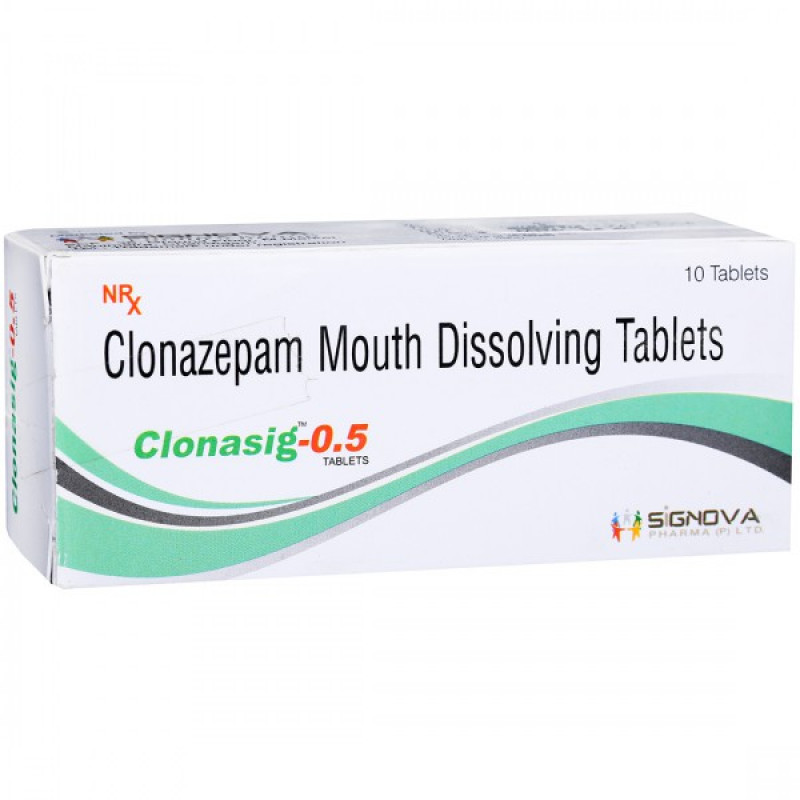 Clonasig 0.5mg Tablet