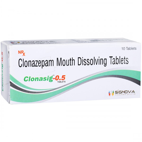 Clonasig 0.5mg Tablet