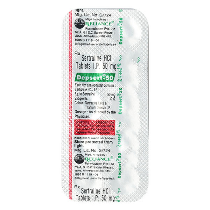Depsert 50mg Tablet Depsert 50mg Tablet