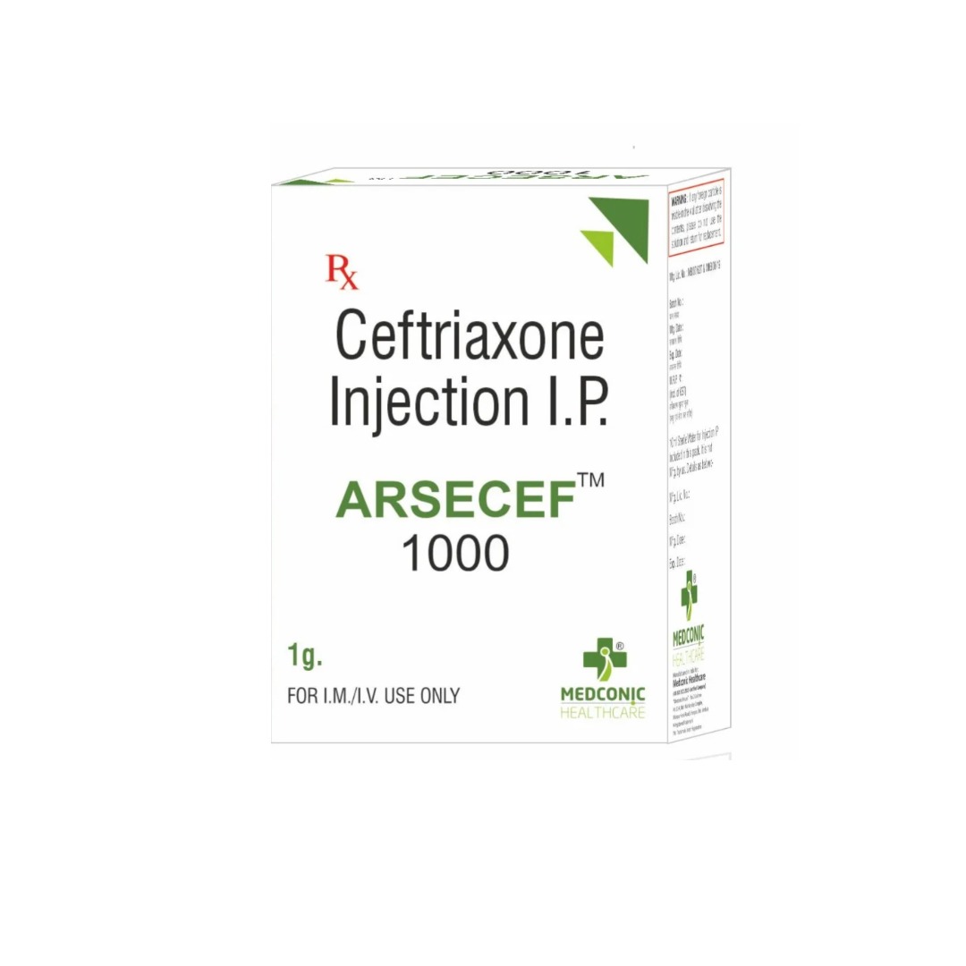 Arsecef 1000 Injection - Uses, Price, Side Effects, Substitute
