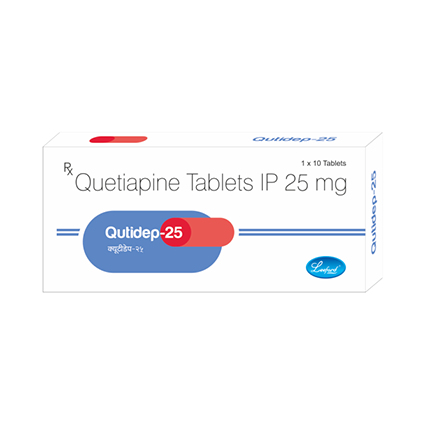 Qutidep 25mg Tablet