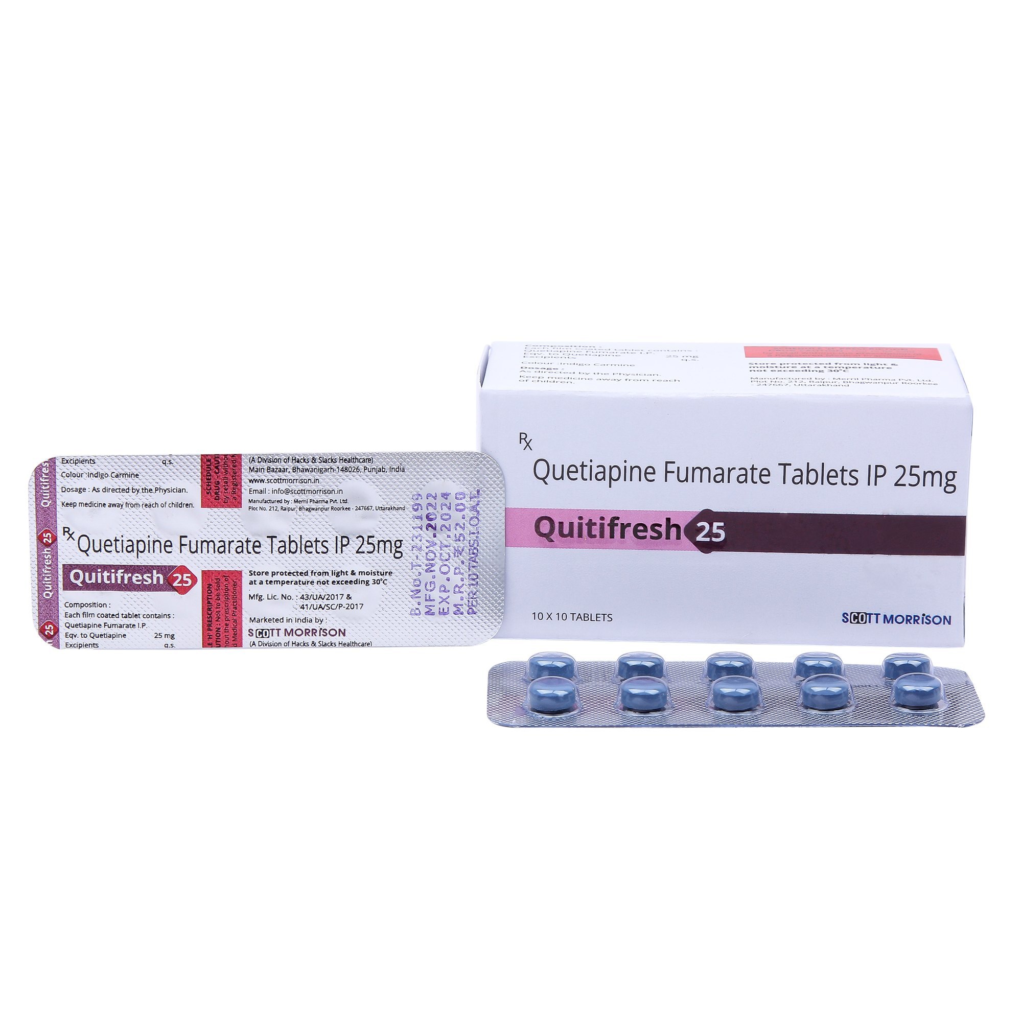 Quitifresh 25mg Tablet