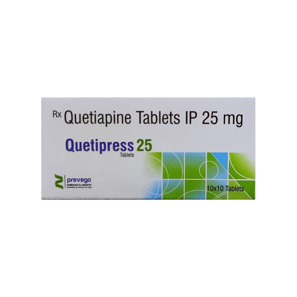 Quetipress 25mg Tablet