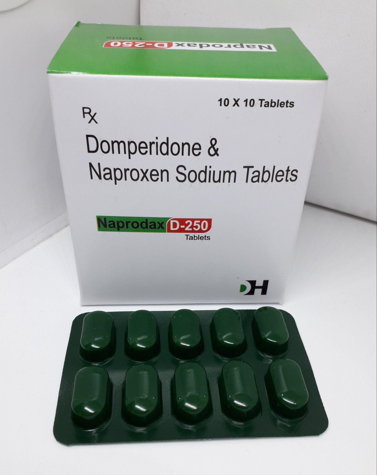 Naprodax D 250mg/10mg Tablet