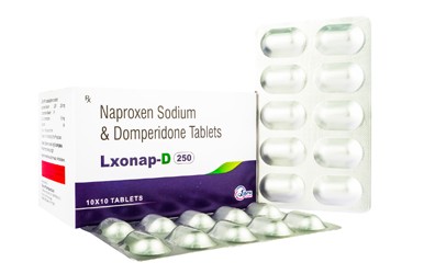 Lxonap D 250mg/10mg Tablet