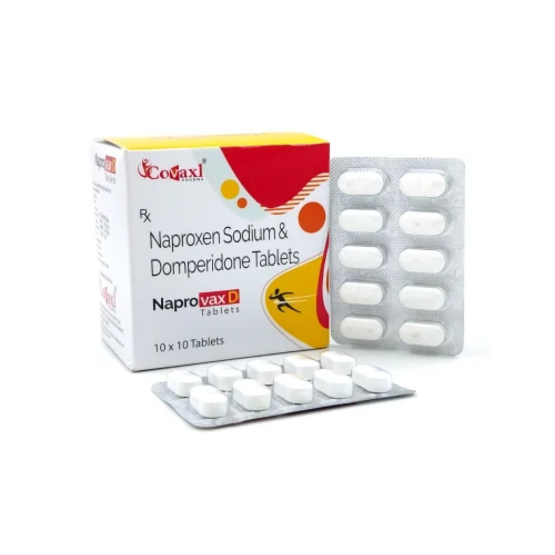 Naprovax D 250mg/10mg Tablet