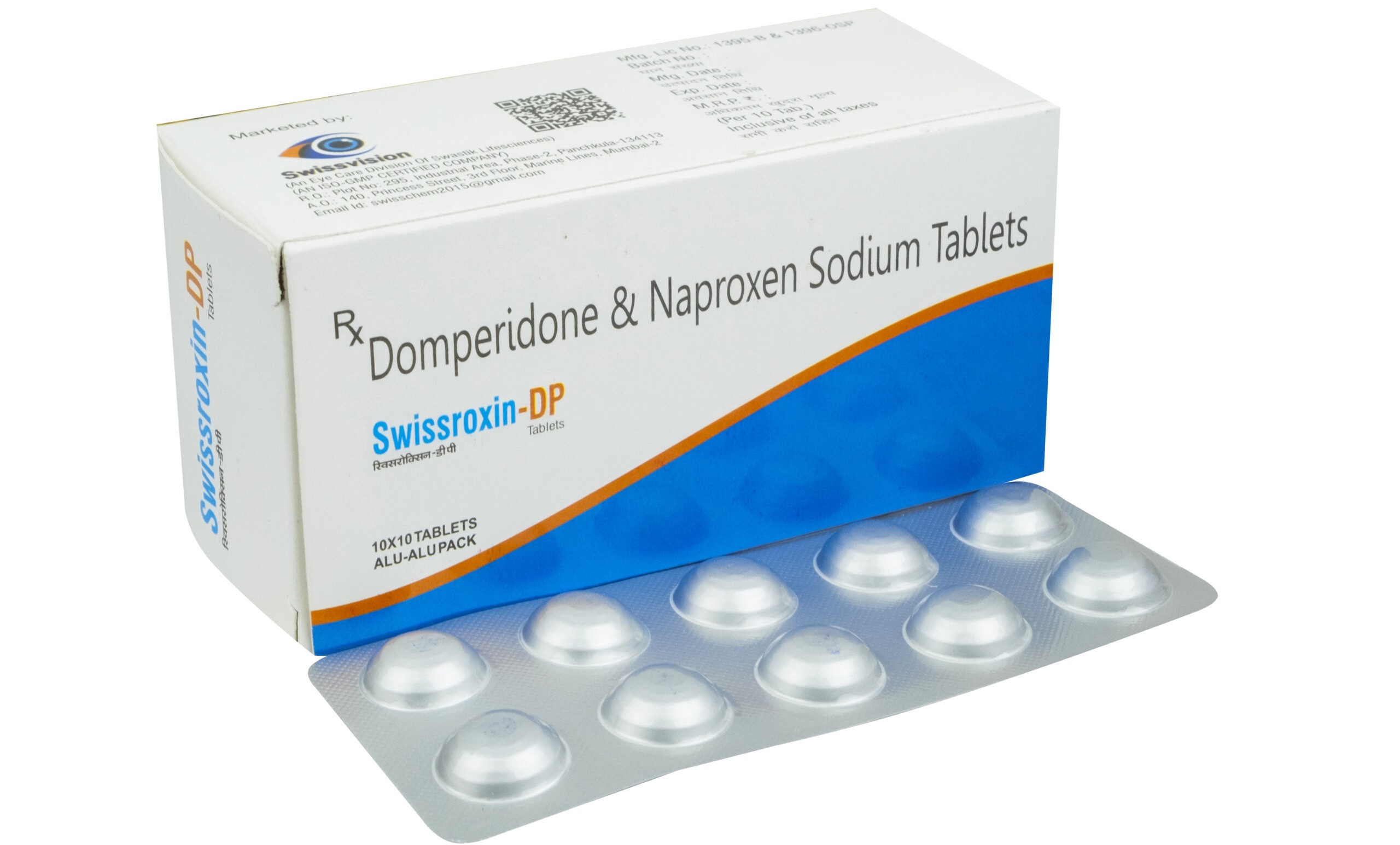 Swissroxin DP 250mg/10mg Tablet