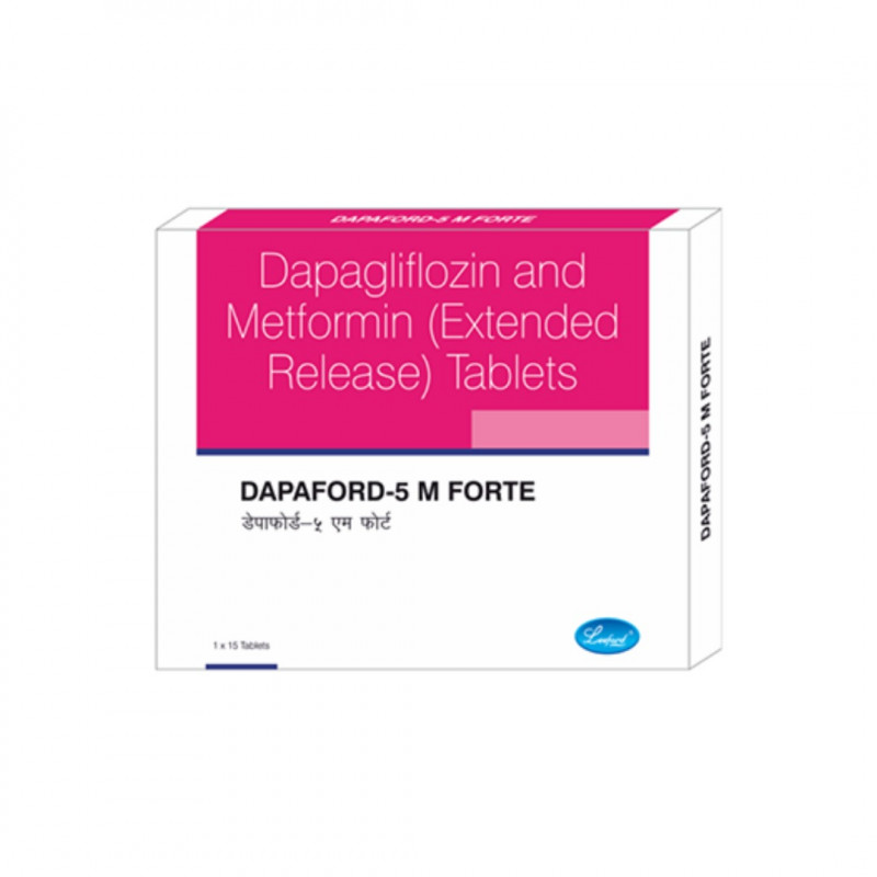 Dapaford M Forte 5mg/1000mg Tablet ER Dapaford M Forte 5mg/1000mg Tablet ER