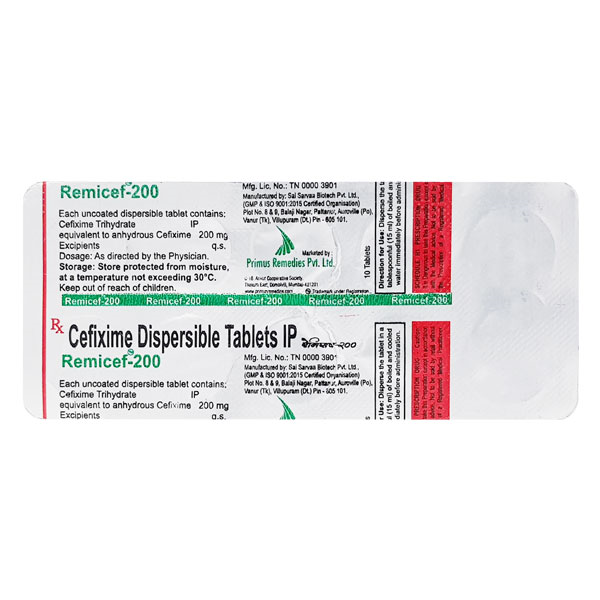 Remicef 200mg Tablet