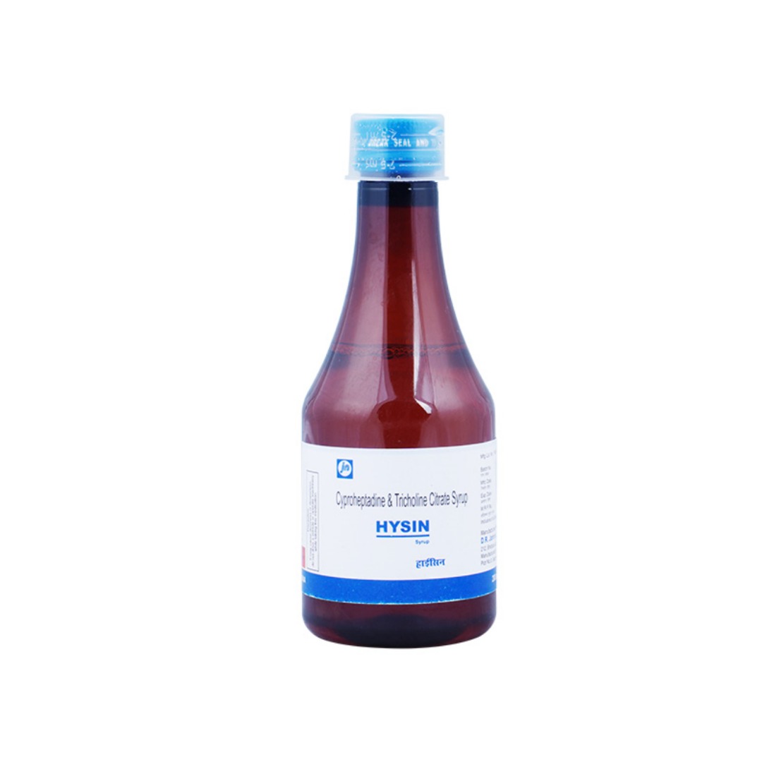 Hysin 2 mg/275 mg Syrup