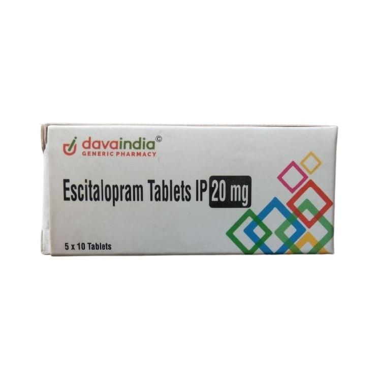 DavaIndia Escitalopram Oxalate 20mg Tablet