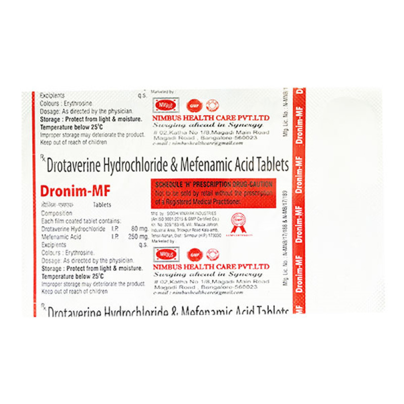 Dronim MF 80mg/250mg Tablet Dronim MF 80mg/250mg Tablet