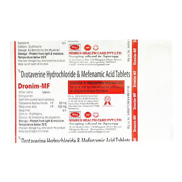 Dronim MF 80mg/250mg Tablet