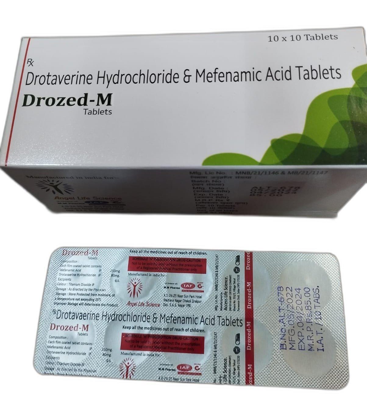Drozed M 80mg/250mg Tablet