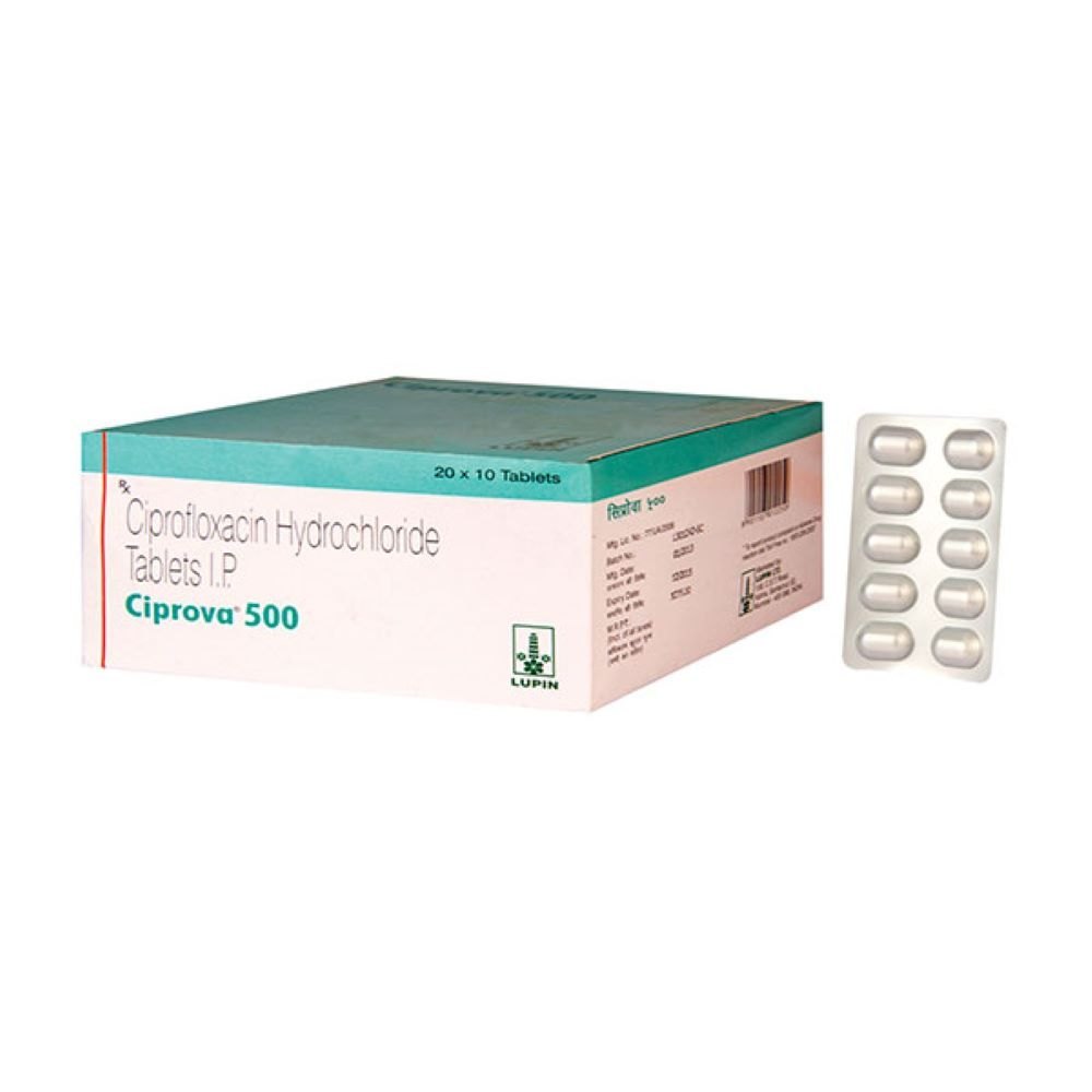 Ciprova T 500 mg/600 mg Tablet
