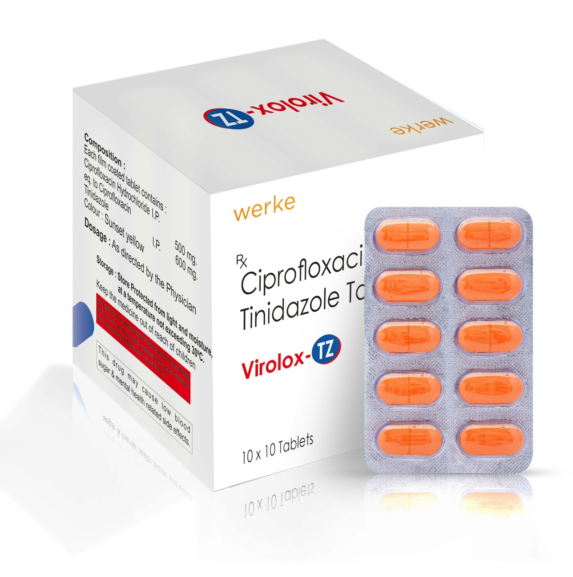 Virolox TZ 500mg/600mg Tablet