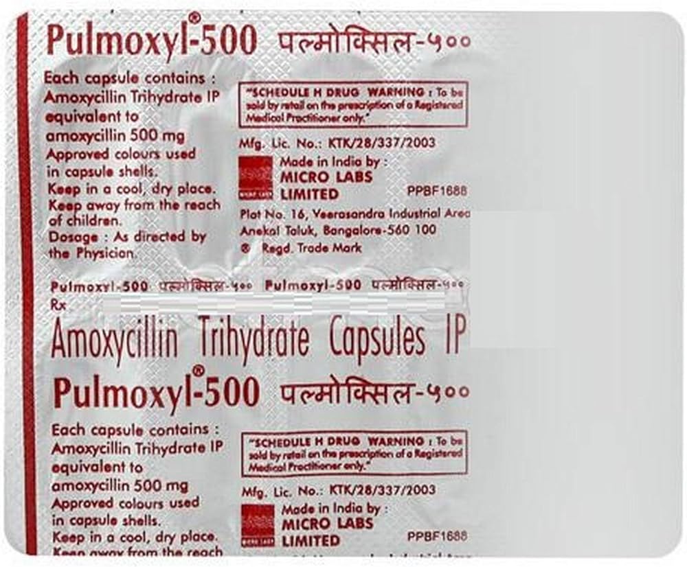 Pulmoxyl 500mg Capsule