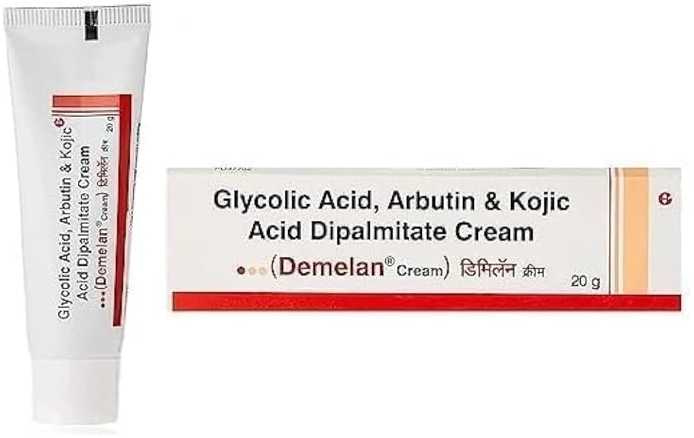 Demelan Cream with Glycolic Acid, Arbutin & Kojic Acid