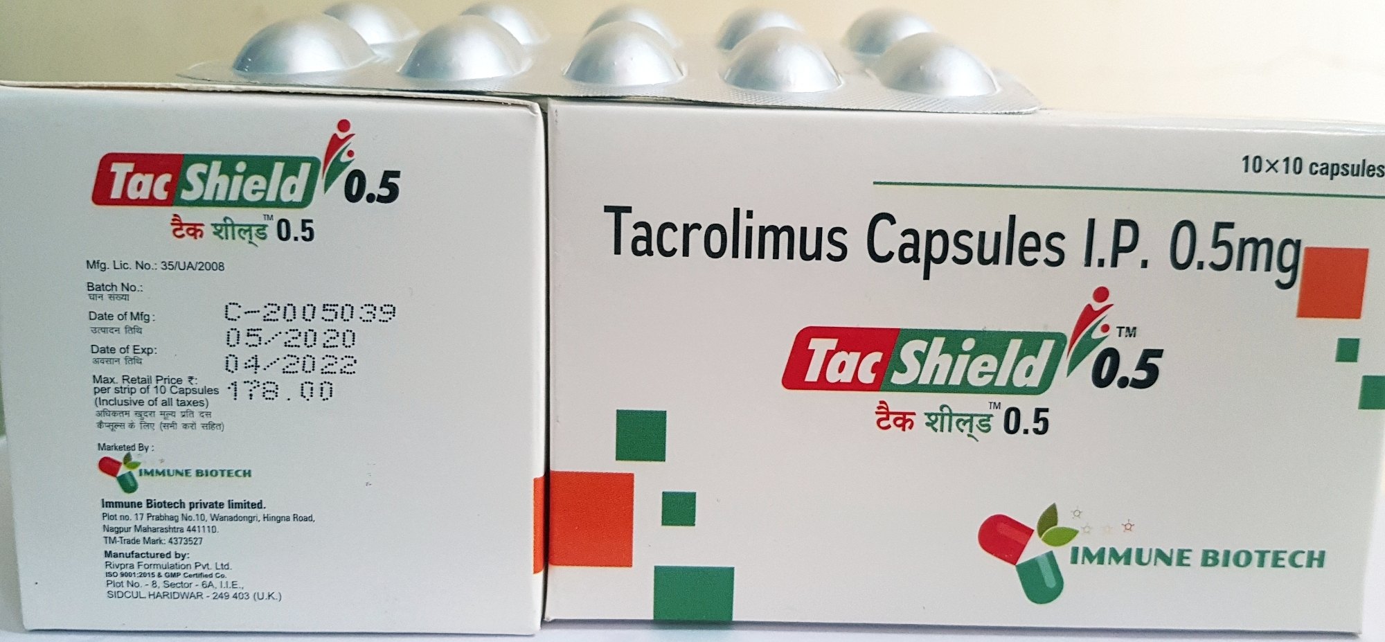 Tacshield 0.5 Capsule