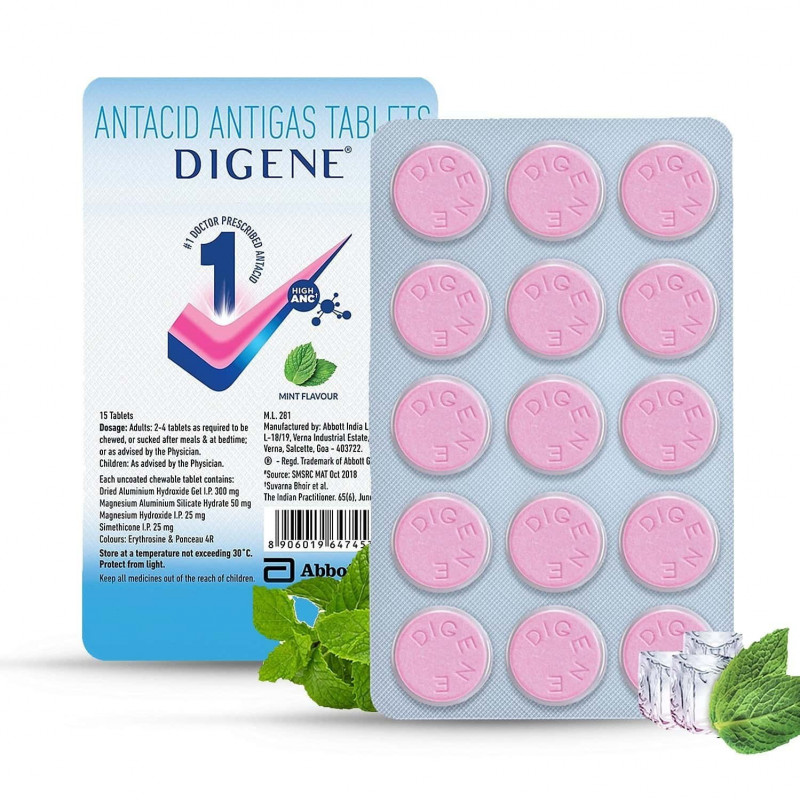 Digene Antacid Antigas Tablet Digene Antacid Antigas Tablet