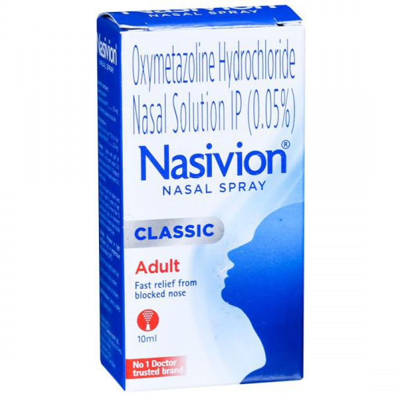 Nasivion Classic Adult 0.05% Nasal Spray Nasivion Classic Adult 0.05% Nasal Spray