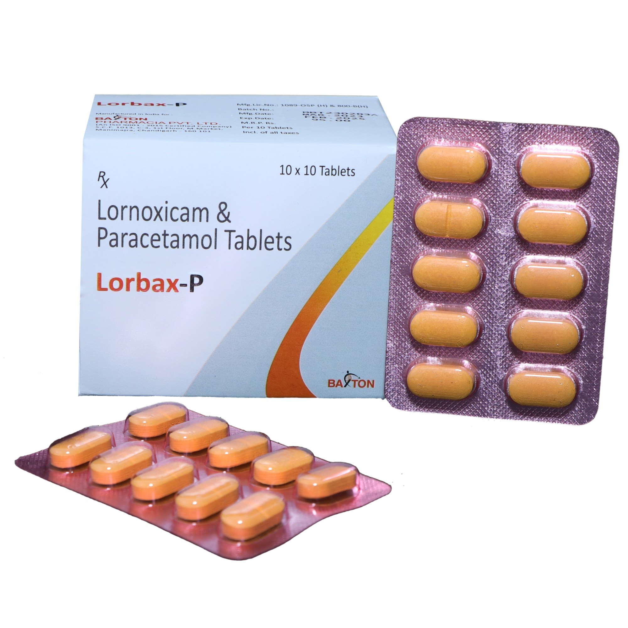 Lorbax P 8mg/325mg Tablet
