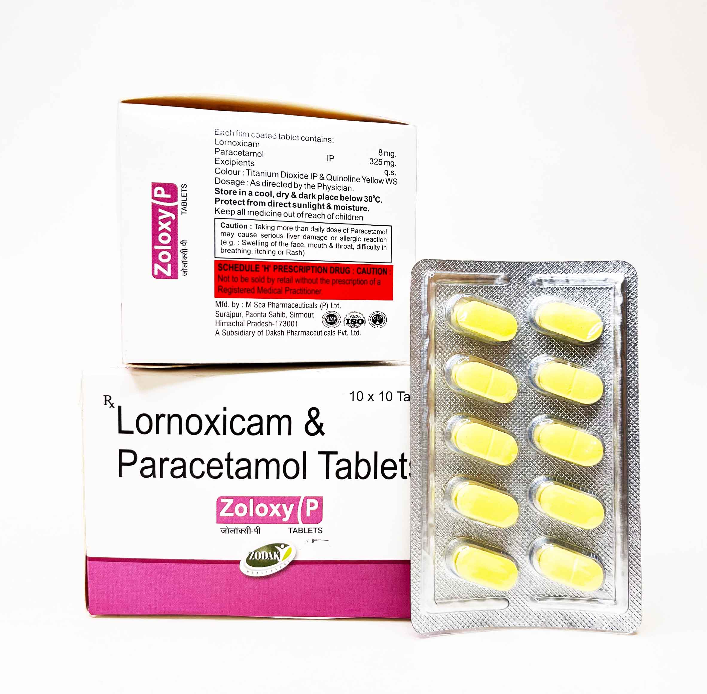 Zoloxy P 8mg/325mg Tablet