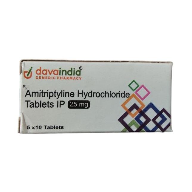 DavaIndia Amitriptyline 25mg Tablet