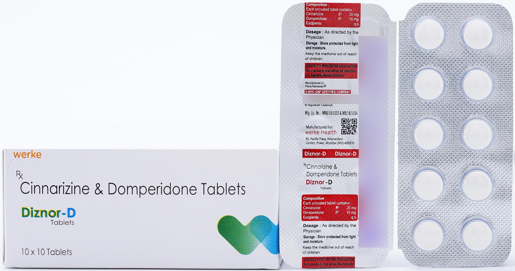 Diznor D 15mg/20mg Tablet