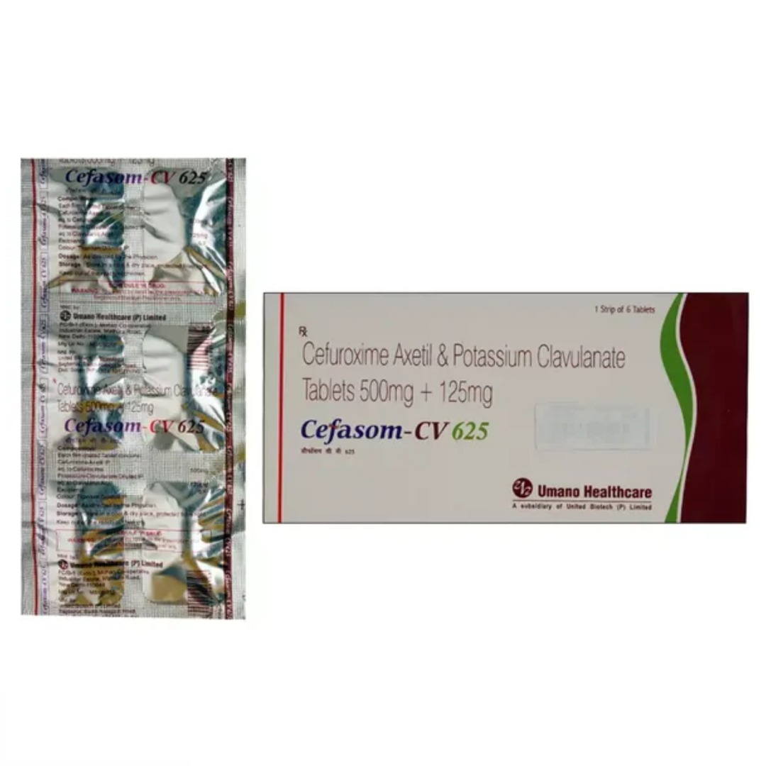 Cefasom CV 500mg/125mg Tablet