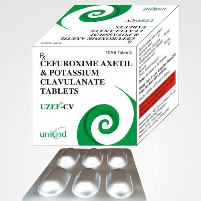 Uzef CV 500mg/125mg Tablet Uzef CV 500mg/125mg Tablet