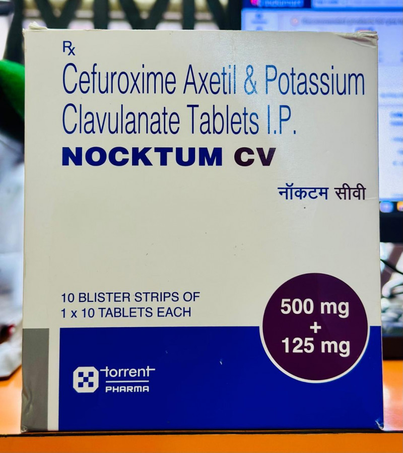 Nocktum CV 500mg/125mg Tablet Nocktum CV 500mg/125mg Tablet