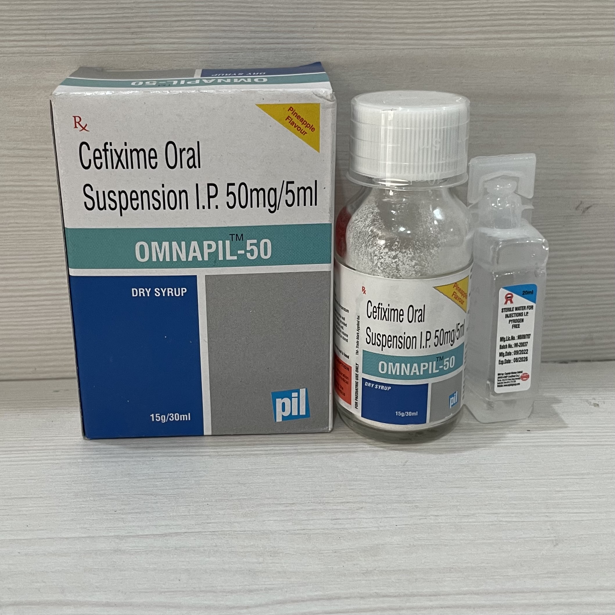 Omnapil 50mg Dry Syrup