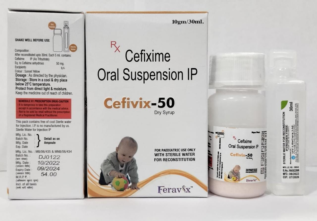 Cefivin 50mg Dry Syrup